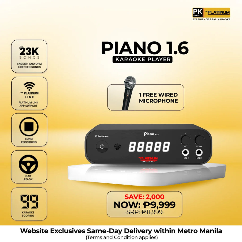 Piano 1.6 with Free Wired Microphone