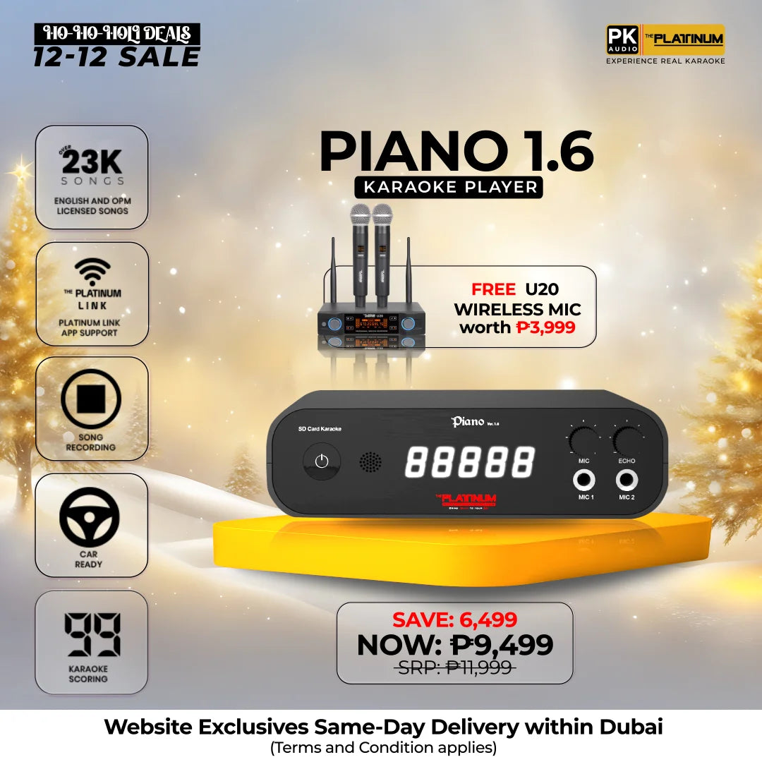 Piano v1.6 with U20 Wireless Mic