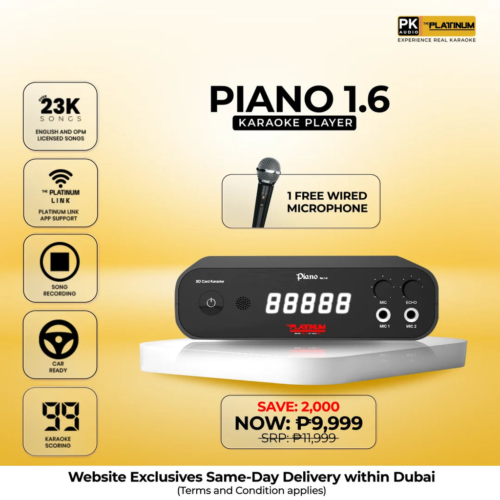 Piano 1.6 with Free Wired Microphone