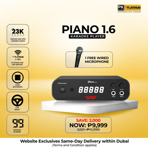 Piano 1.6 with Free Wired Microphone