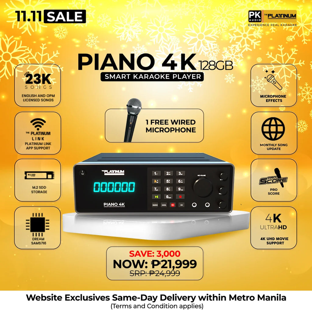 PIANO 4K 128GB SMART SSD KARAOKE