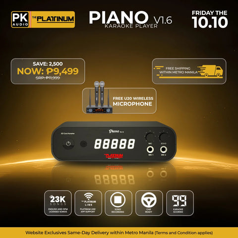 Piano v1.6 with U20 Wireless Mic