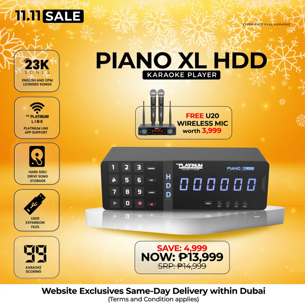Piano XL HDD with U20 Wireless Mic