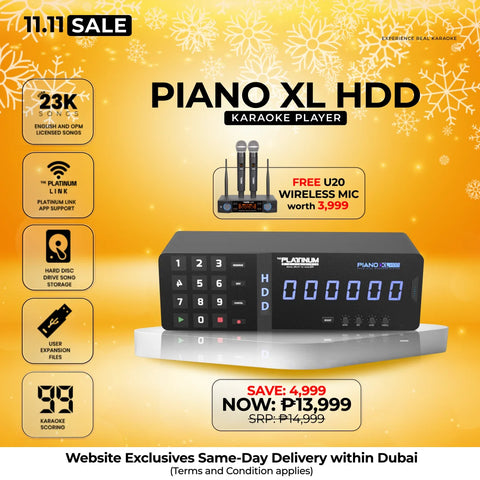 Piano XL HDD with U20 Wireless Mic