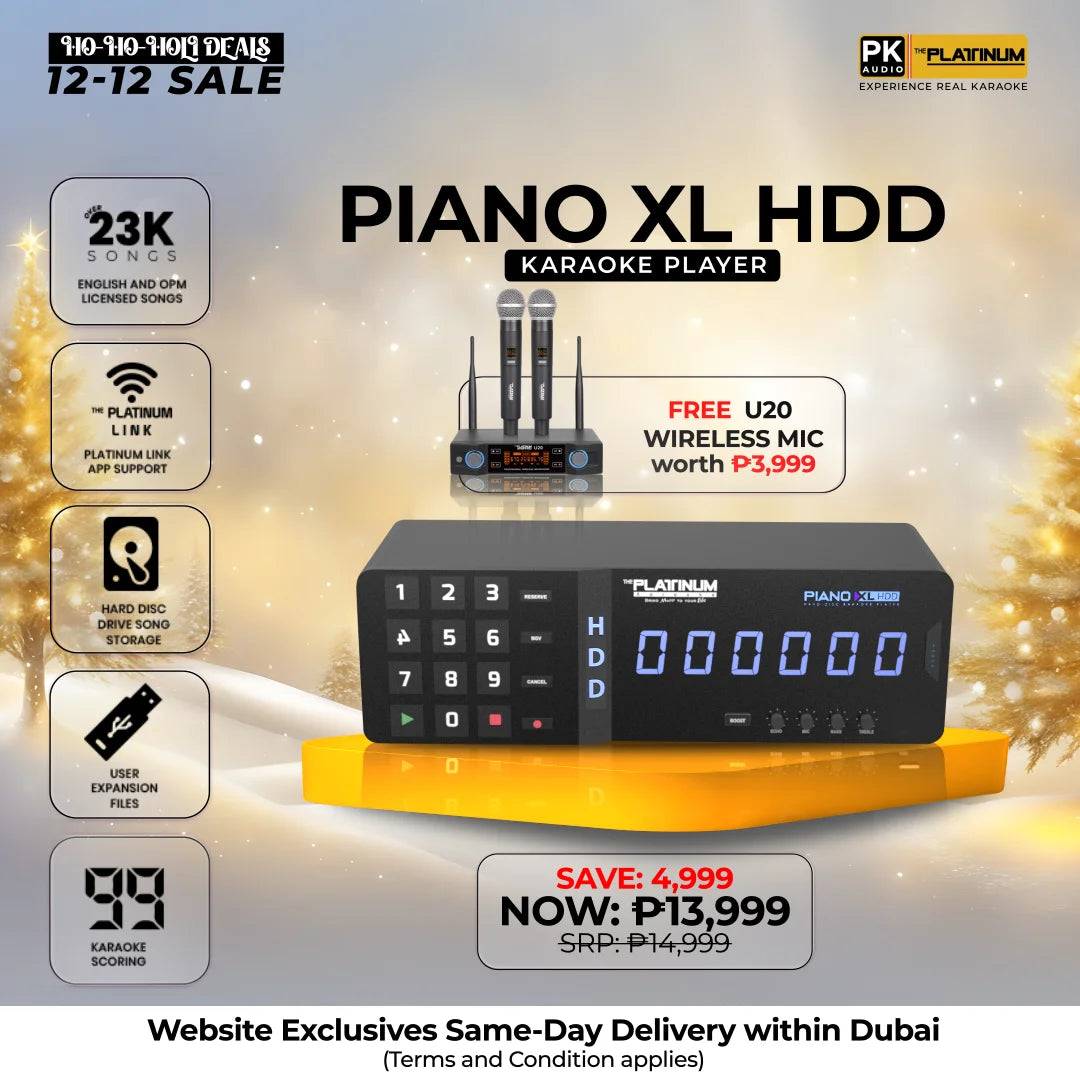 Piano XL HDD with U20 Wireless Mic