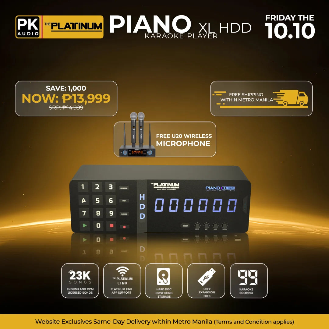 Piano XL HDD with U20 Wireless Mic