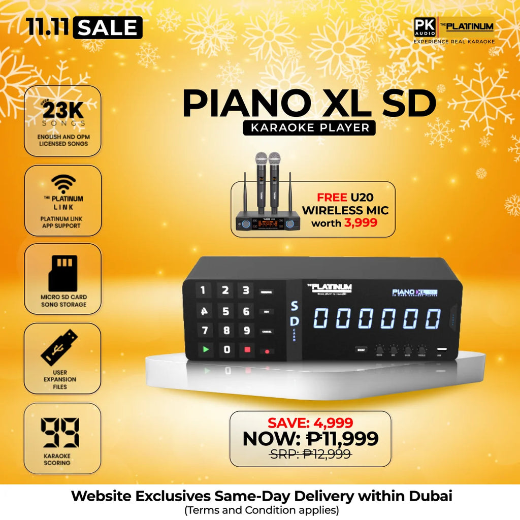 Piano XL SD with U20 Wireless Mic