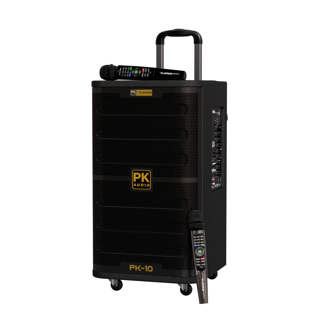 PK-10 All-in-one party speaker with UHF wireless keypad microphone
