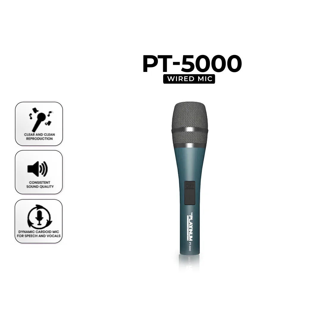 PT-5000 PROFESSIONAL DYNAMIC MICROPHONE