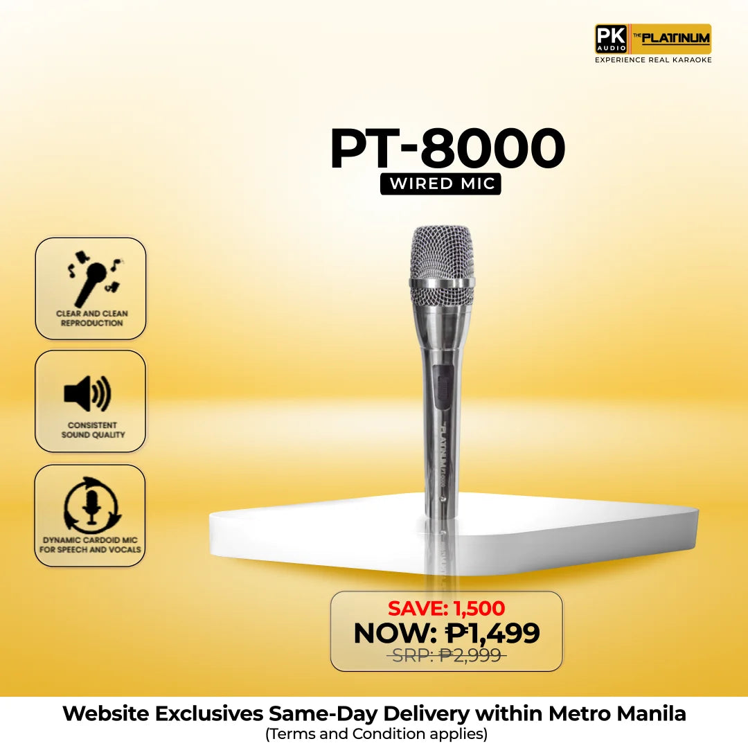 PT-8000 Wired Microphone
