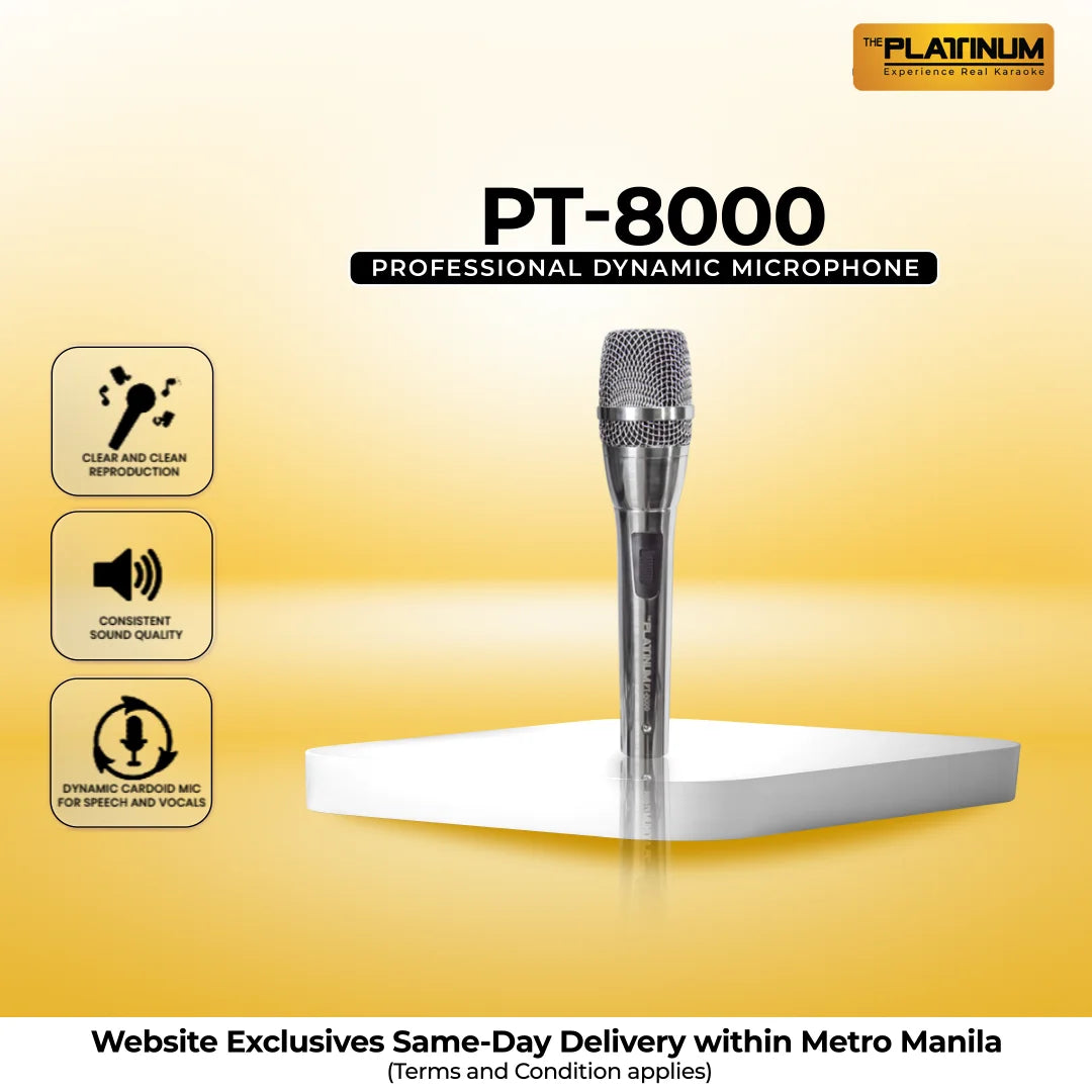 PT-8000 PROFESSIONAL DYNAMIC MICROPHONE