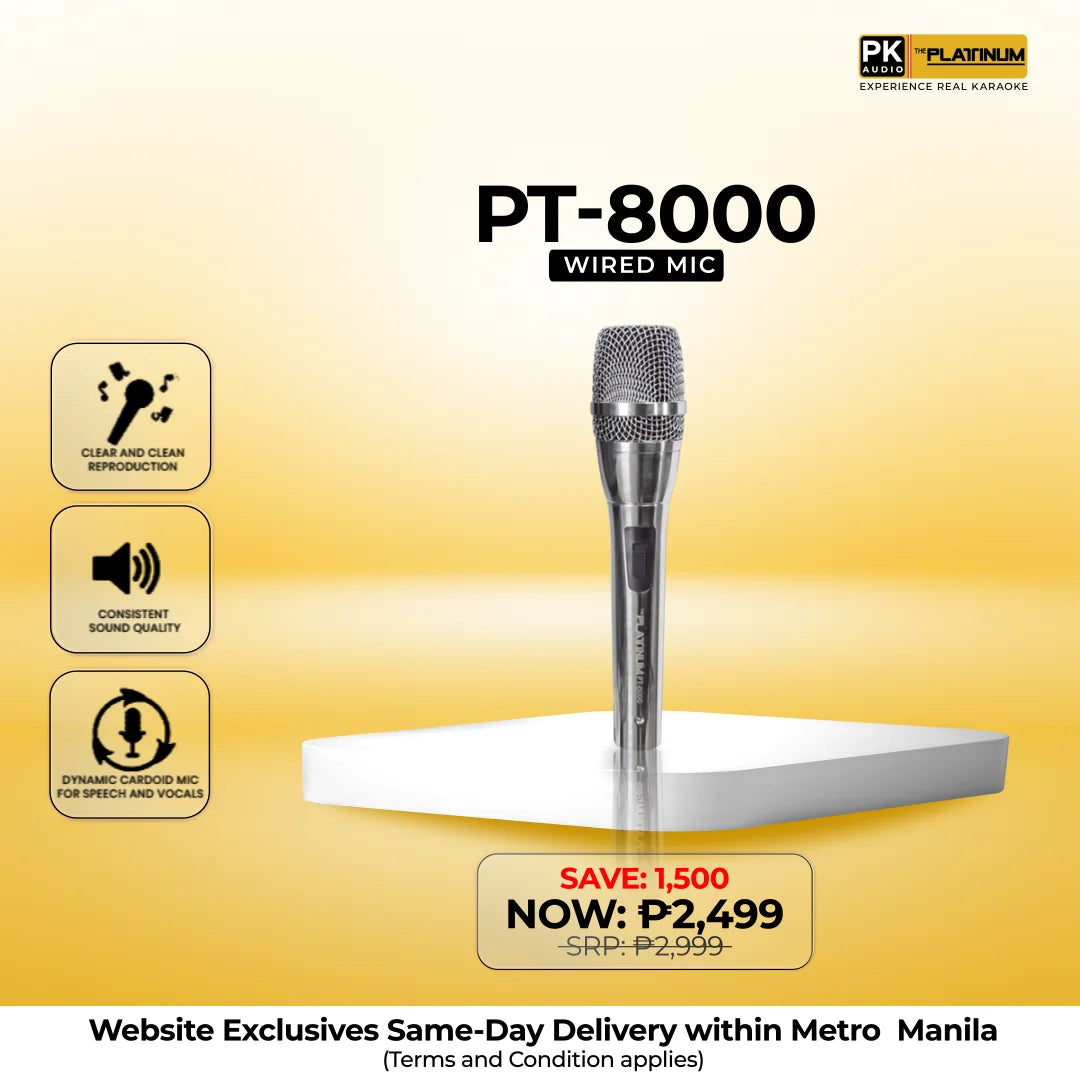 PT-8000 Wired Microphone