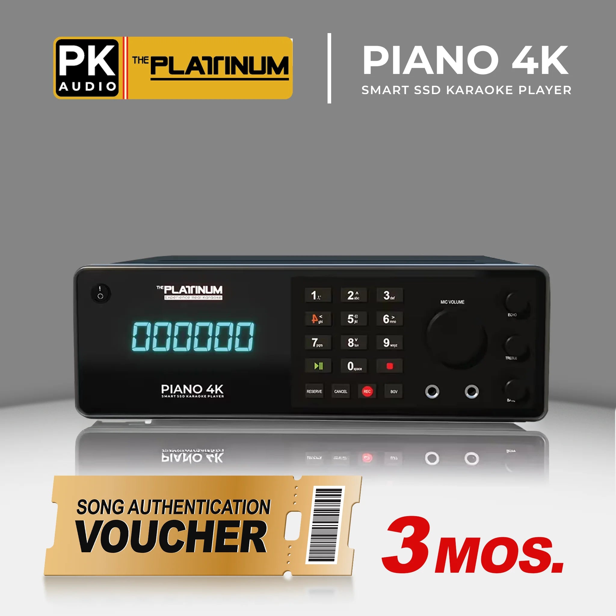 3 Months Song Authentication for Piano 4K