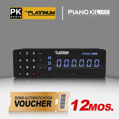 12 Months Song Authentication for Piano XL HDD