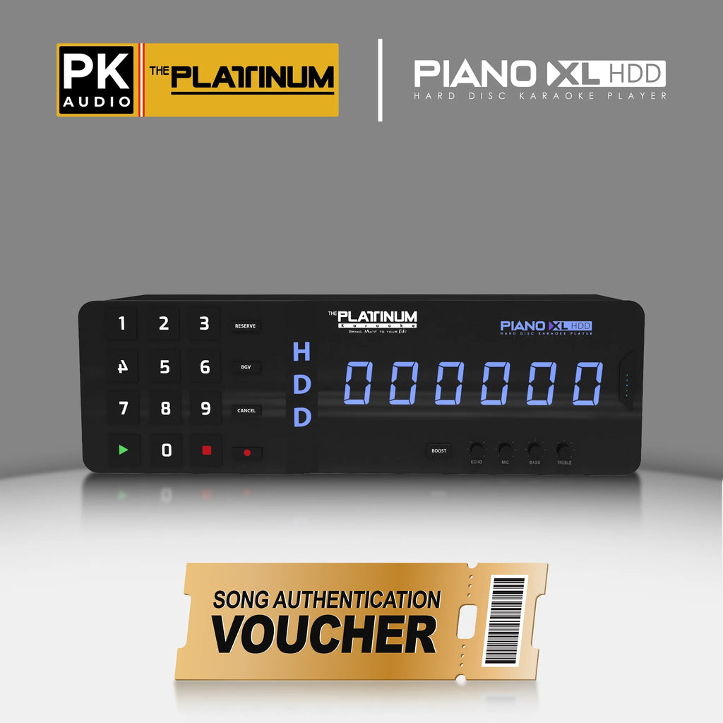 3 Months Song Authentication for Piano XL HDD