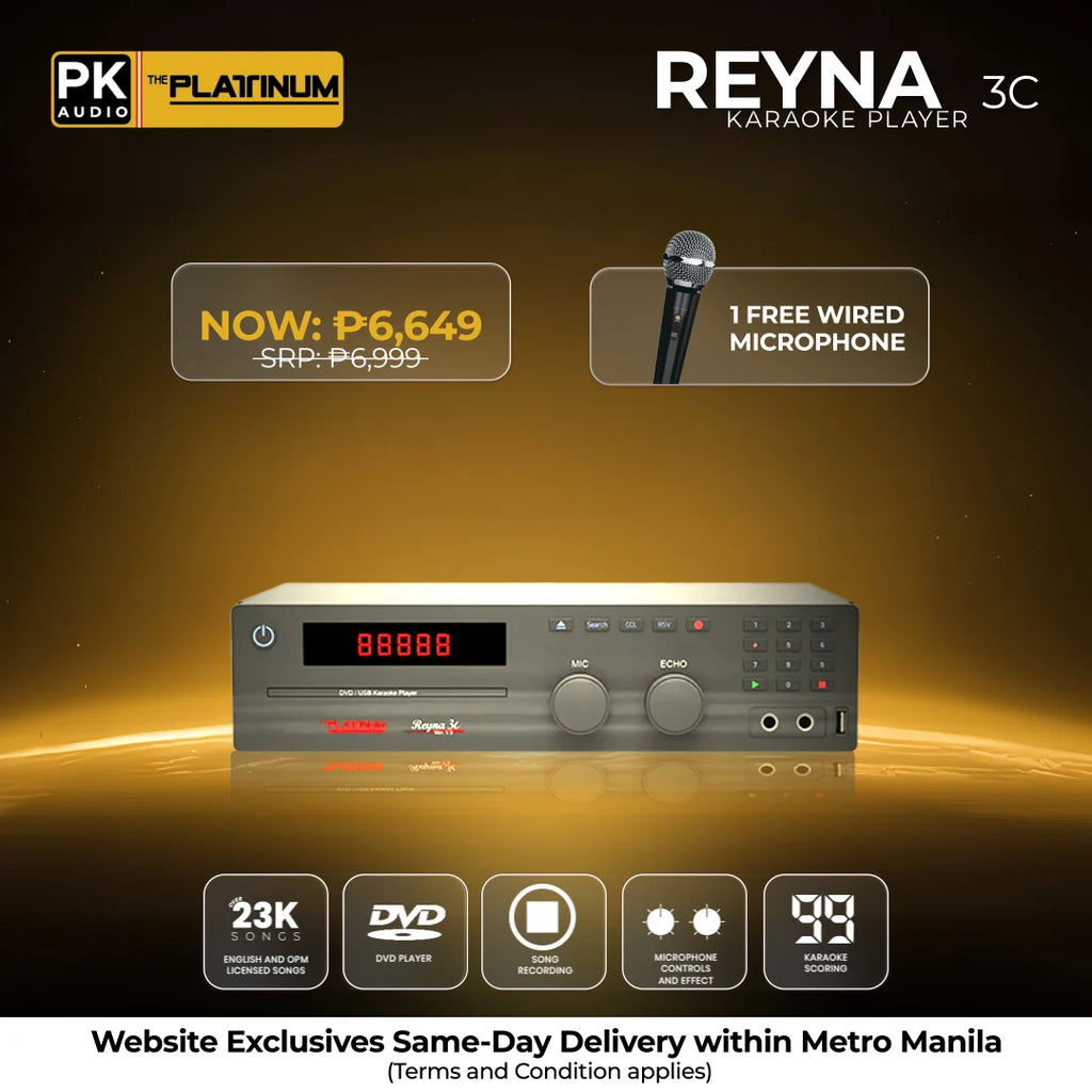Reyna 3C with Free Wired Microphone