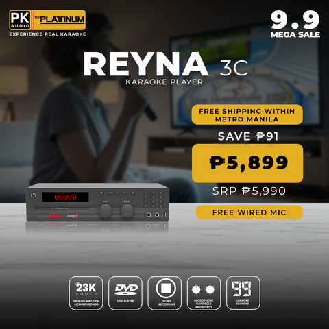 Reyna 3C with Free 1 Wired Microphone