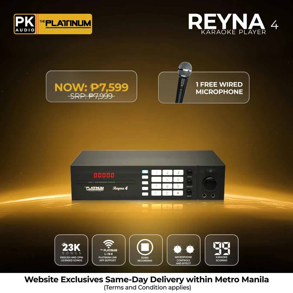 Reyna 4 with Free Wired Microphone