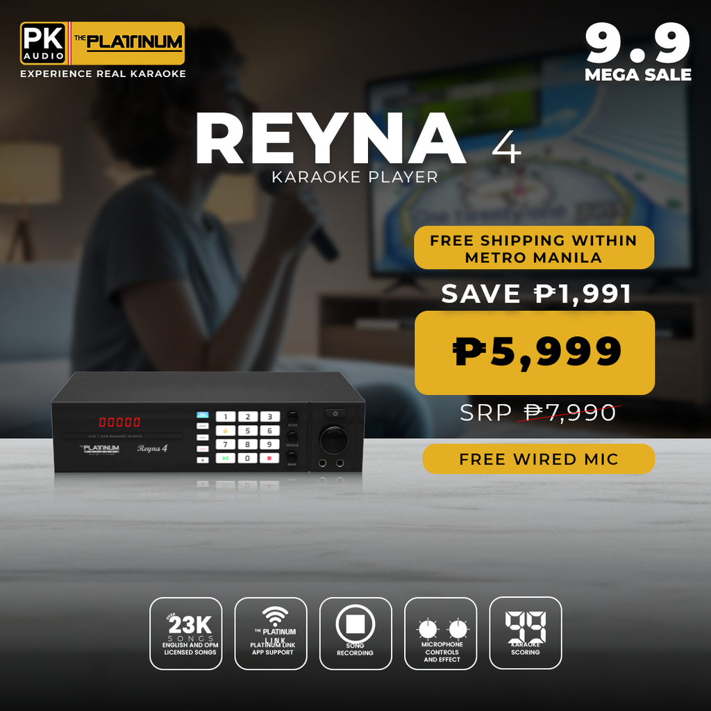 Reyna 4 with Free 1 Wired Microphone