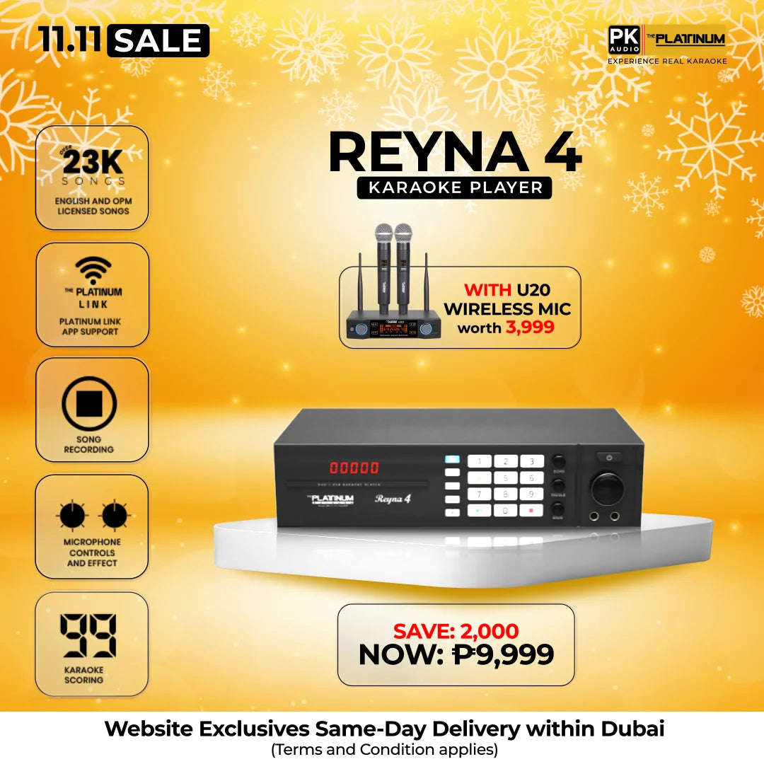 Reyna 4 with U20 Wireless Mic