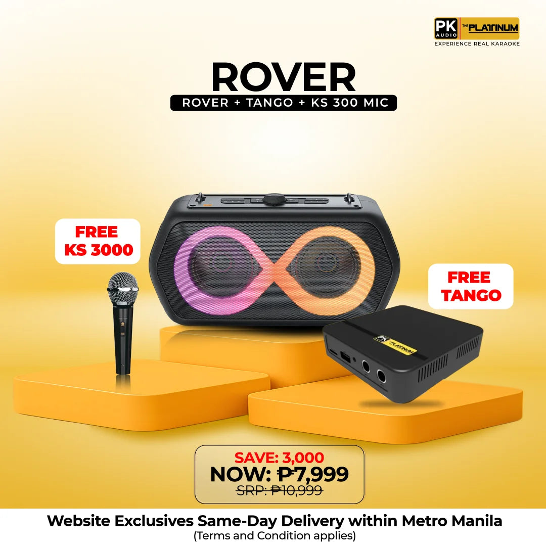 Rover Portable Bluetooth Speaker with free Tango and KS3000