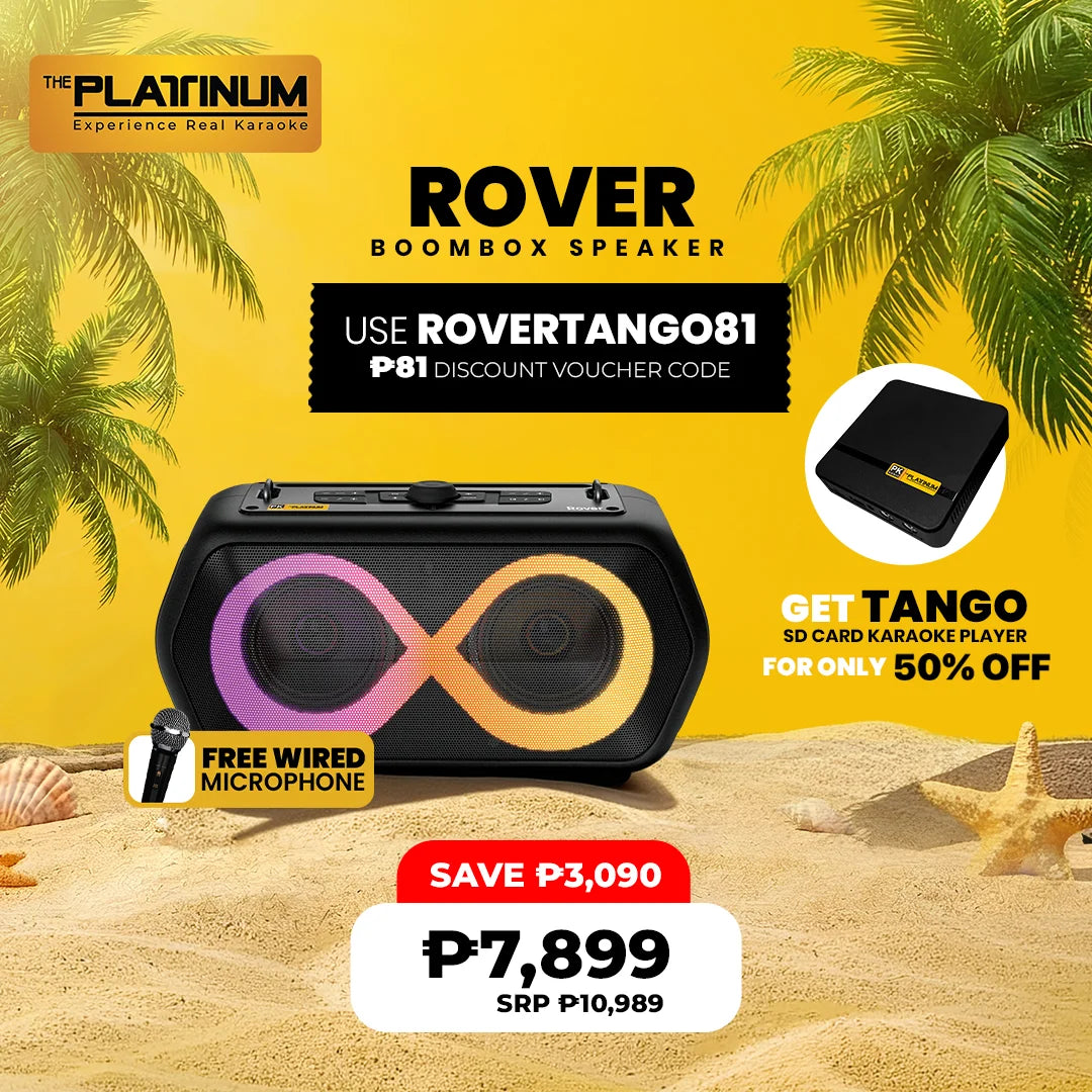 Rover Boombox Speaker with Tango and Free Wired Microphone