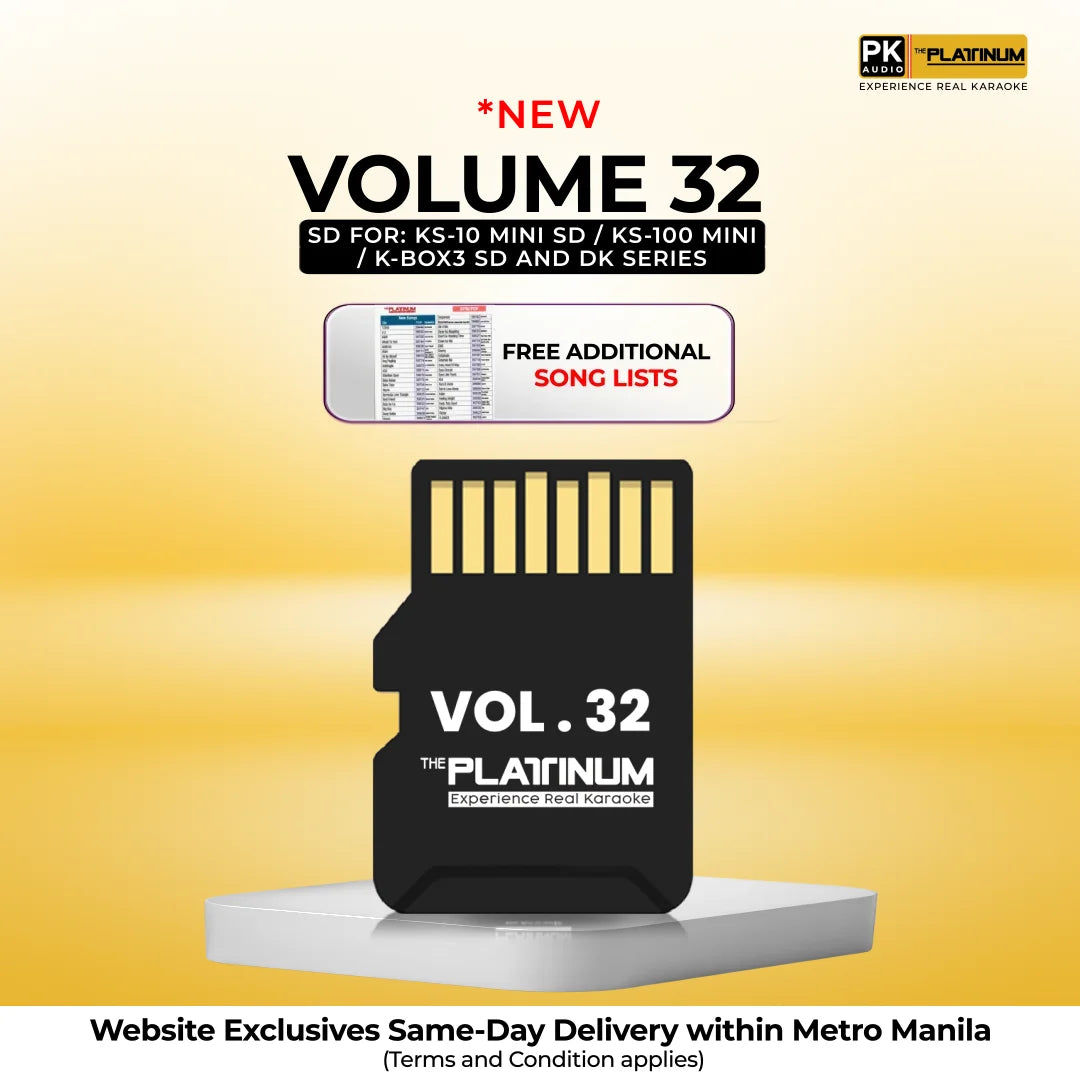 Vol.32 SD Card - KS-10 MINI SD, KS-100 MINIBOX, K-BOX3 SD and DK Series