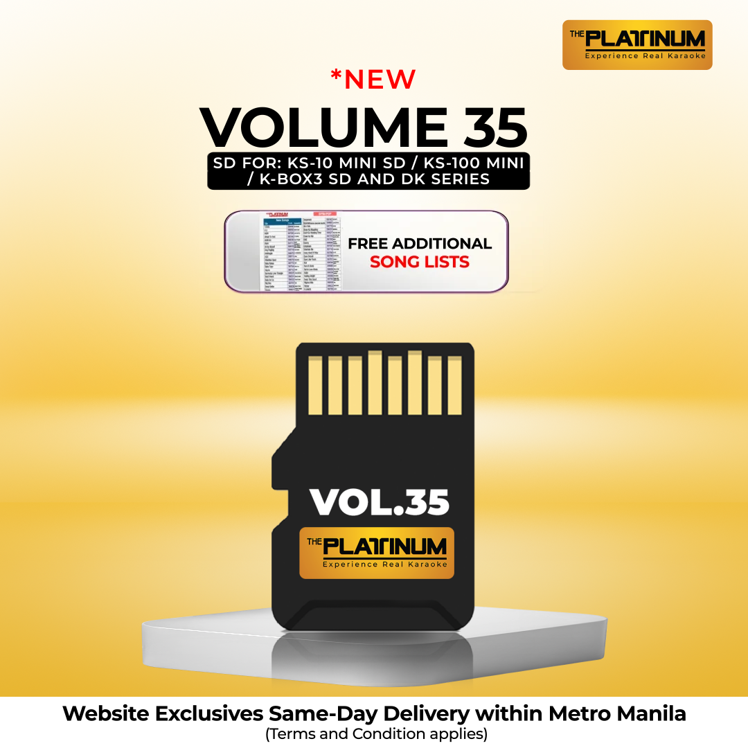 Vol.35 SD Card - KS-10 MINI SD, KS-100 MINIBOX, Tango, K-BOX3 SD, LX15, CX15 and DK Series