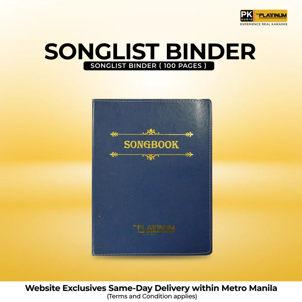 Songlist Binder (100 Pages)