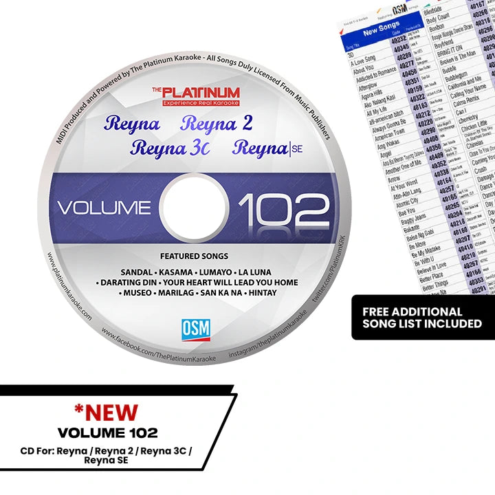 Volume 102 Reyna /2/3C/SE
