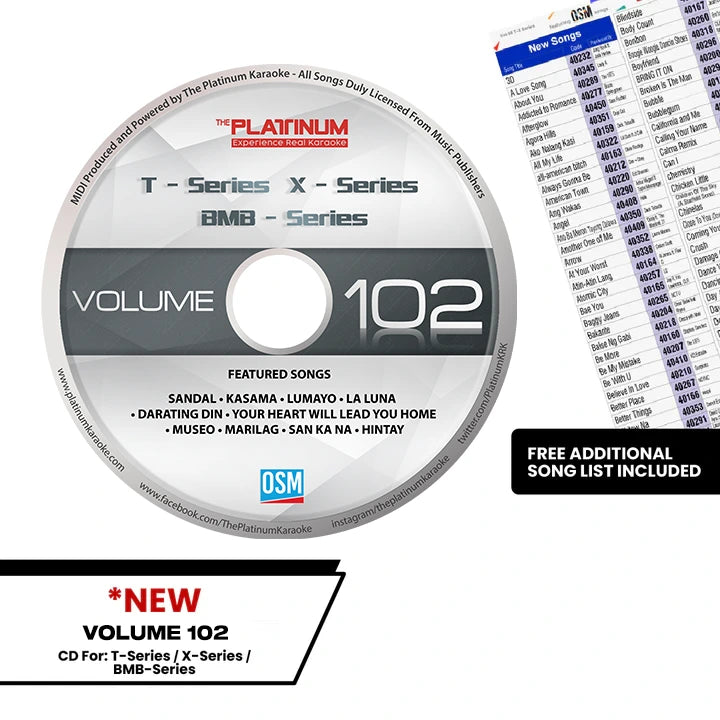 Volume 102 T-X Series