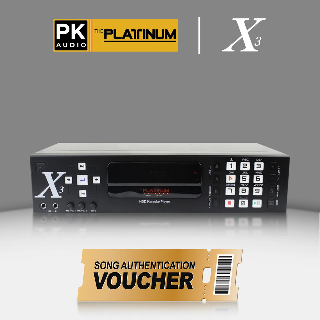 3 Months Song Authentication for X-3