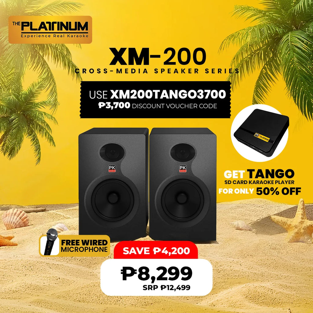 XM200 Cross-Media Speaker Series with Tango and Free Wired Microphone