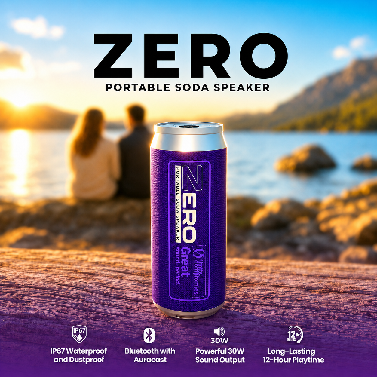ZODA Portable Soda Speaker