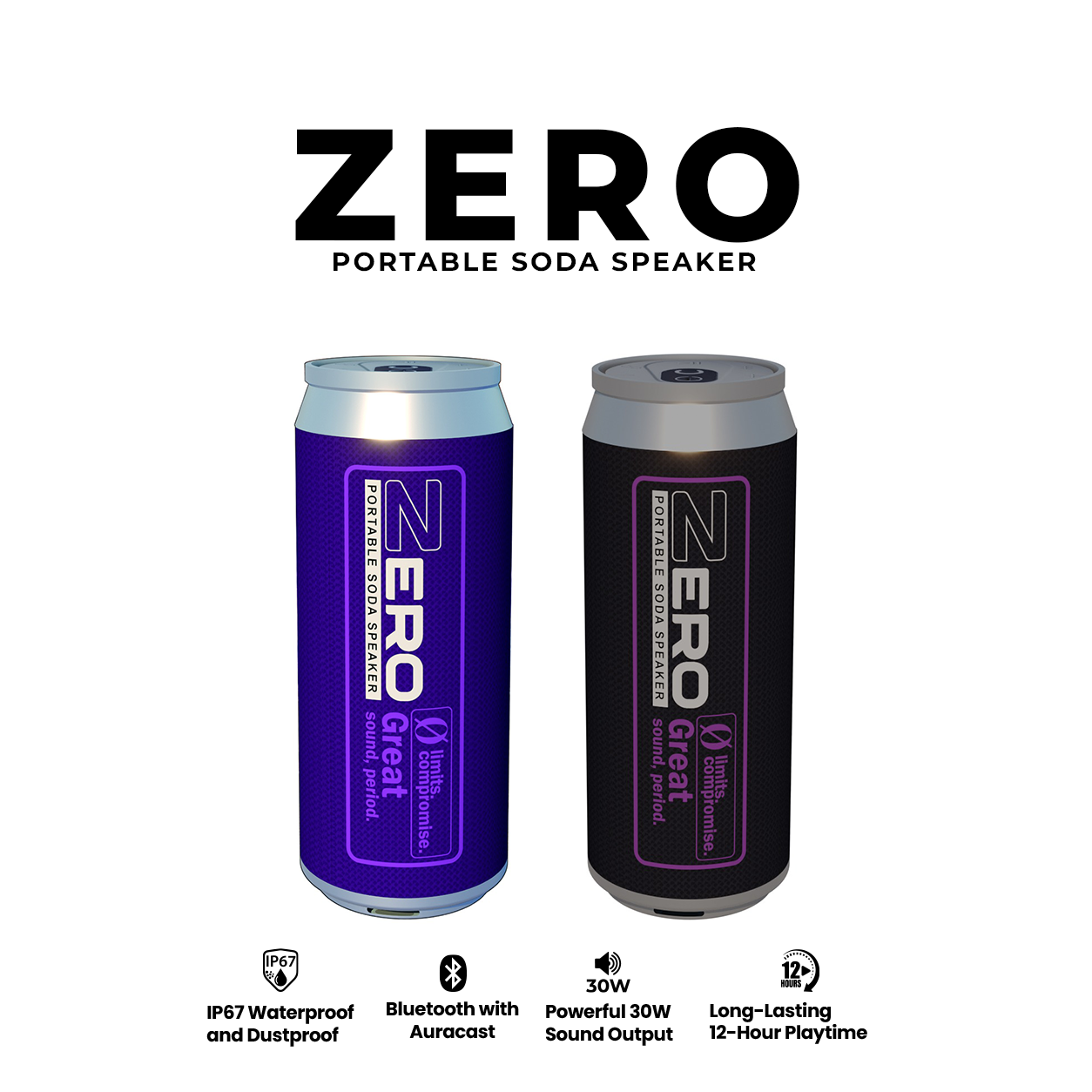 ZODA Portable Soda Speaker