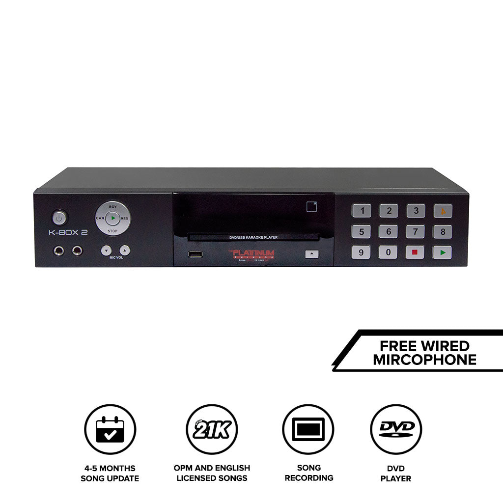 K-Box 2 with Free Wired Microphone