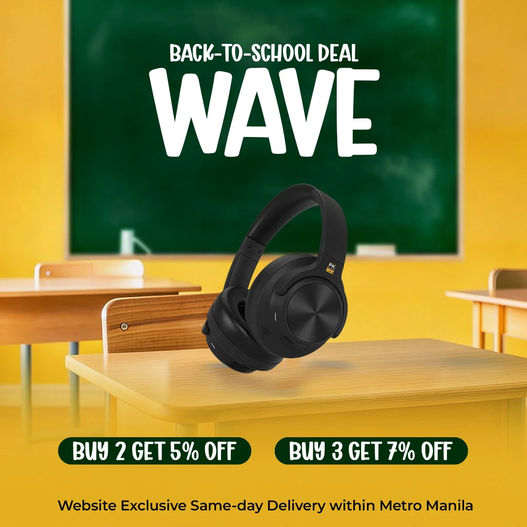 WAVE X500 ANC Wireless Headphone with Active Noise Cancelling