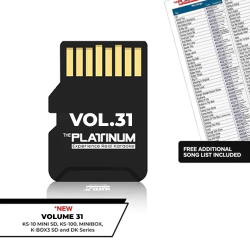 Vol.31 SD Card - KS-10 MINI SD, KS-100 MINIBOX, K-BOX3 SD and DK Series